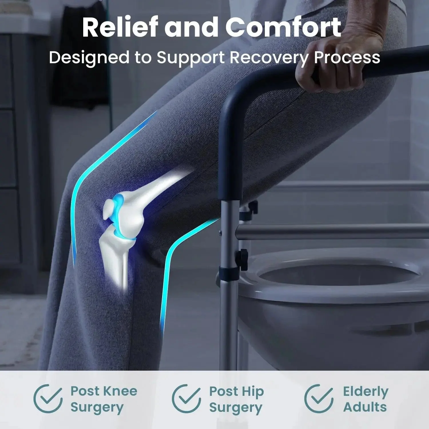 Hip and Knee Replacement Recovery Kit for Post-Surgery Support - Image 9