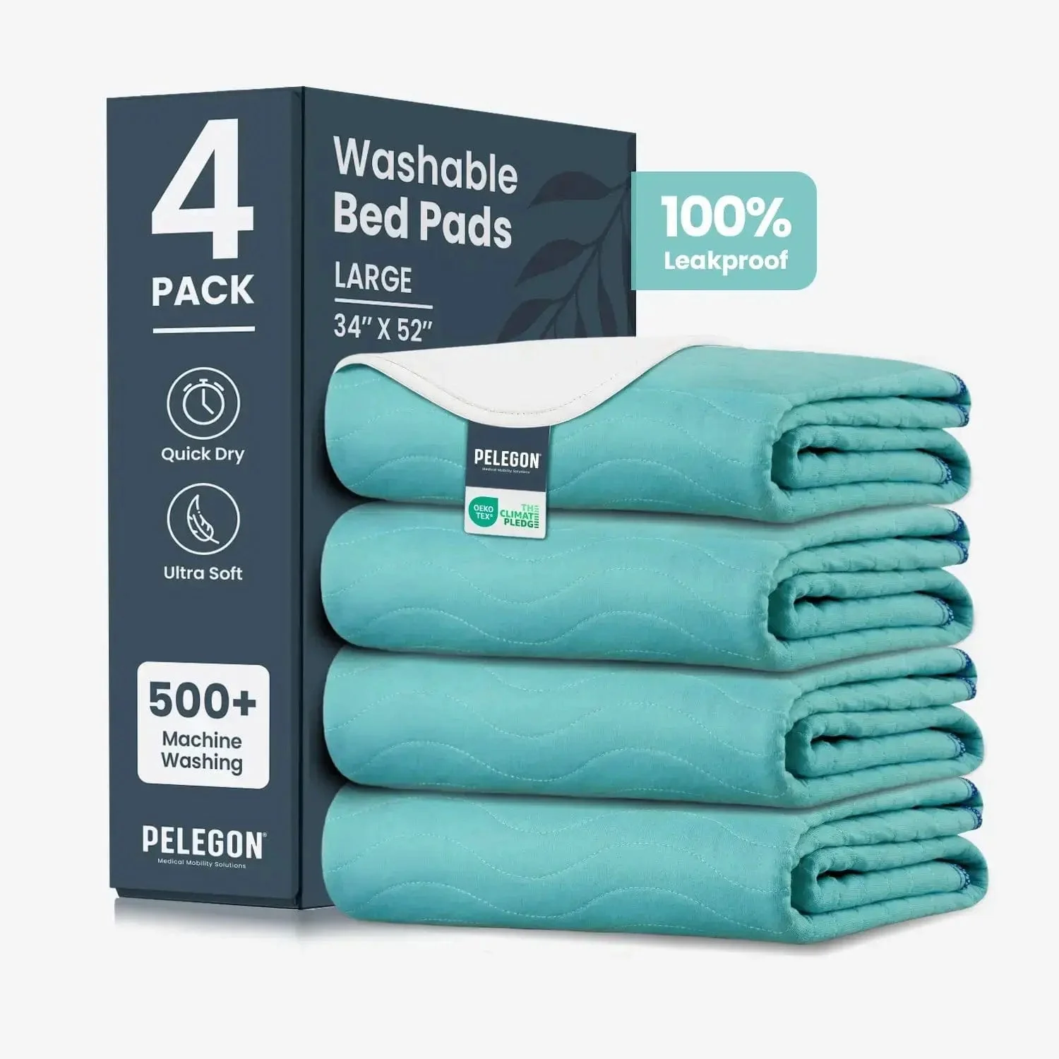 Washable Reusable Bed Pads for Incontinence (34" x 36") - Image 3
