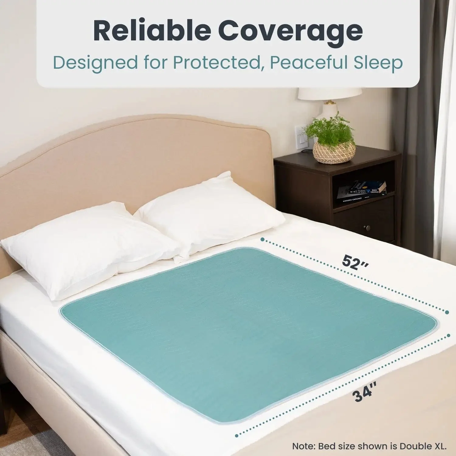 Washable Reusable Bed Pads for Incontinence (34" x 36") - Image 5